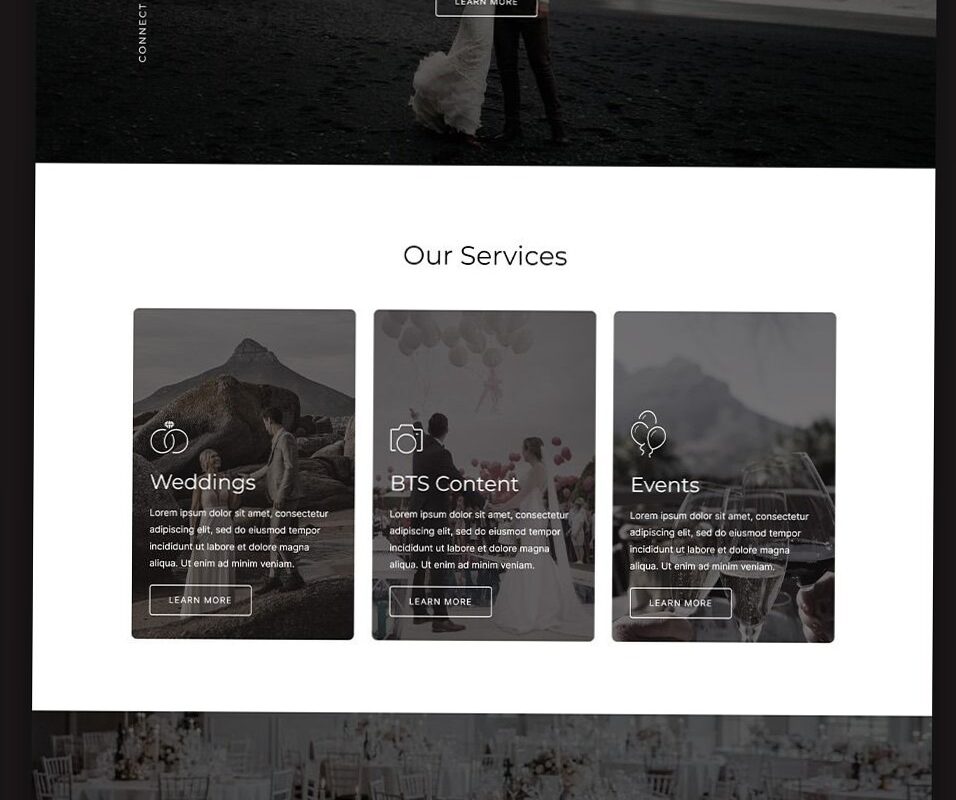 ✨ 🤍 Squarespace 7.1 Event Planner Template — Luxury Wedding Photographer Web Design Theme | stay inspired all year long