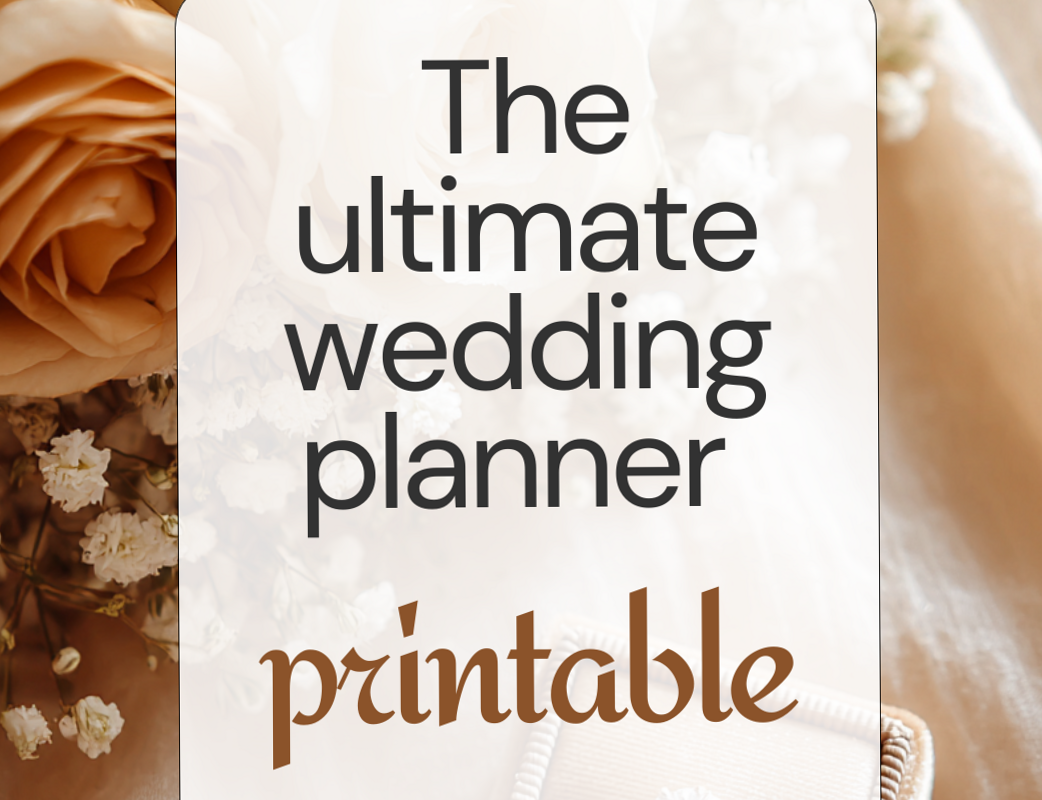 🕯️ 🎀 stay inspired all year long: Wedding Planner Printable | Digital Design & Creative Assets