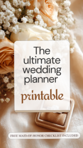 🕯️ 🎀 stay inspired all year long: Wedding Planner Printable | Digital Design & Creative Assets