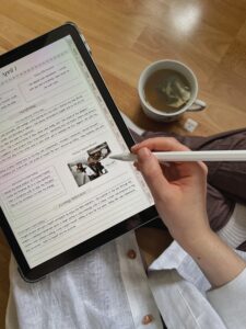 🤍 🎀 stay inspired all year long: Manifest Your Day | Digital Journal for iPad & Android