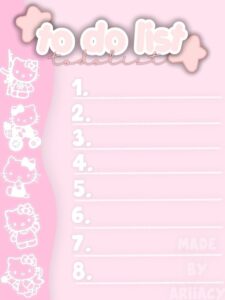 🌿 🎀 stay inspired all year long: To-Do List «Made by Ariiacy