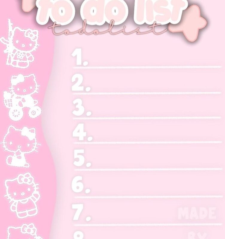 🌿 🎀 stay inspired all year long: To-Do List «Made by Ariiacy