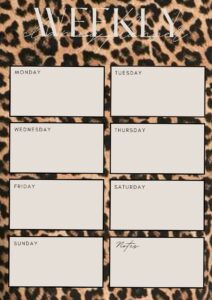 🎀 🎀 stay inspired all year long: Weekly Cleaning Planner | Digital Design & Creative Assets