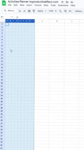 ☁️ 🎀 stay inspired all year long: Create a Dynamic Mini Calendar in Google Sheets