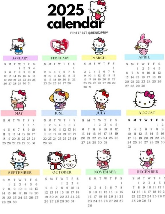 🕯️ 🕯️ stay inspired all year long: 2025 Calendar: Digital Design & Creative Planner Assets