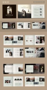 💎 📍 stay inspired all year long: Wedding Planner Brochure Template AI, EPS, PSD