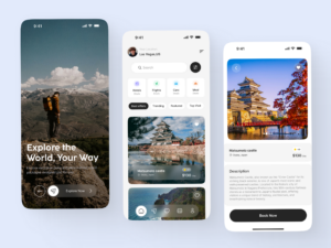 📊 📅 stay inspired all year long: Mobile App Designs for Travel Agencies & Planners