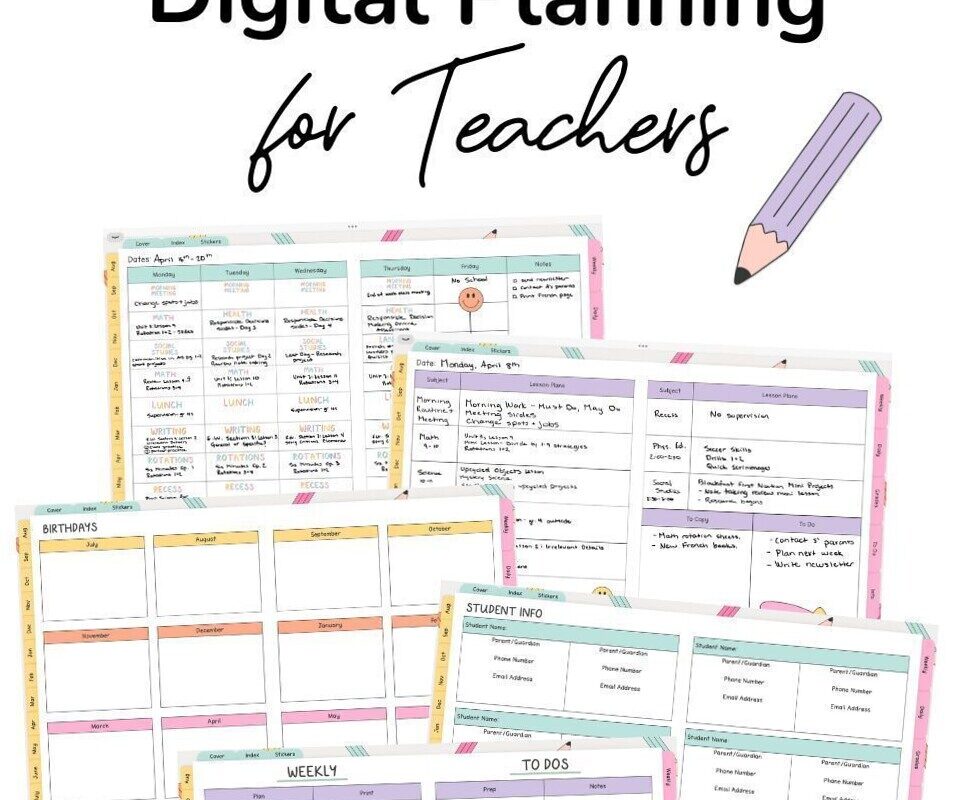 🖌️ 📍 stay inspired all year long: Essential Goodnotes Teacher Templates for Efficient Planning