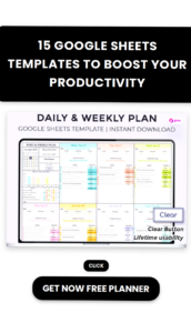 🤍 🎀 stay inspired all year long: 15 Google Sheets Templates for Productivity & Design
