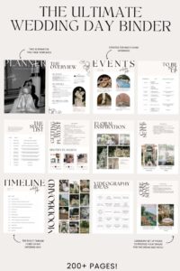 🤍 🕯️ stay inspired all year long: Streamline Your Wedding Planning with a Custom Binder