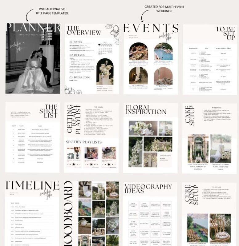 🤍 🕯️ stay inspired all year long: Streamline Your Wedding Planning with a Custom Binder