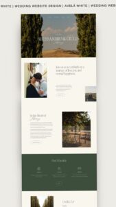 📅 📅 stay inspired all year long: Giona Wedding Website Template & Digital Stationery by Avelã White