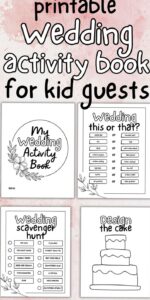 🌈 🌈 stay inspired all year long: Printable Wedding Activity Book for Kids