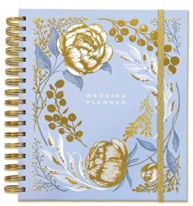 🤍 🎀 stay inspired all year long: Rachel Ellen Powder Blue Wedding Planner Journal | Luxe Design & Sections | Click to Buy