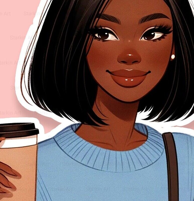 📌 📝 stay inspired all year long: Black Mom Clipart & Planner Stickers | Digital Design