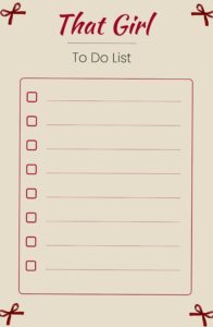 💎 💎 stay inspired all year long: That Girl To-Do List | Aesthetic Daily Planner for Productive Girls