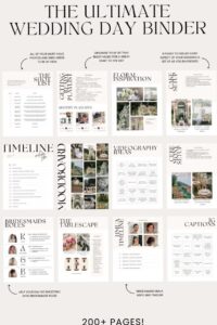 🕯️ 🤍 stay inspired all year long: Multi-Event Wedding Binder | 200+ Aesthetic Planning Pages for the Busy Bride