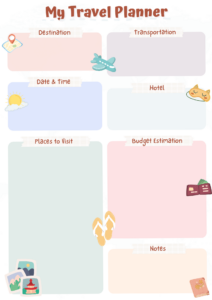 🖇️ 📅 stay inspired all year long: Organize Your Journey with Clean Slate Travel Planner