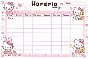 ☁️ ✨ stay inspired all year long: Hello Kitty Planner | Digital Design & Creative Assets