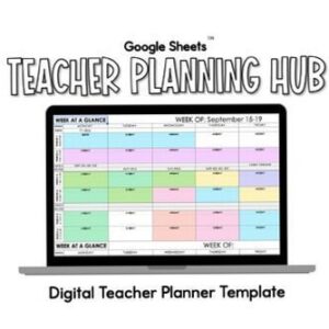 Streamline Online Teaching with Digital Planner & Google Sheets Templates — 🍰 🥂 secret to staying productive