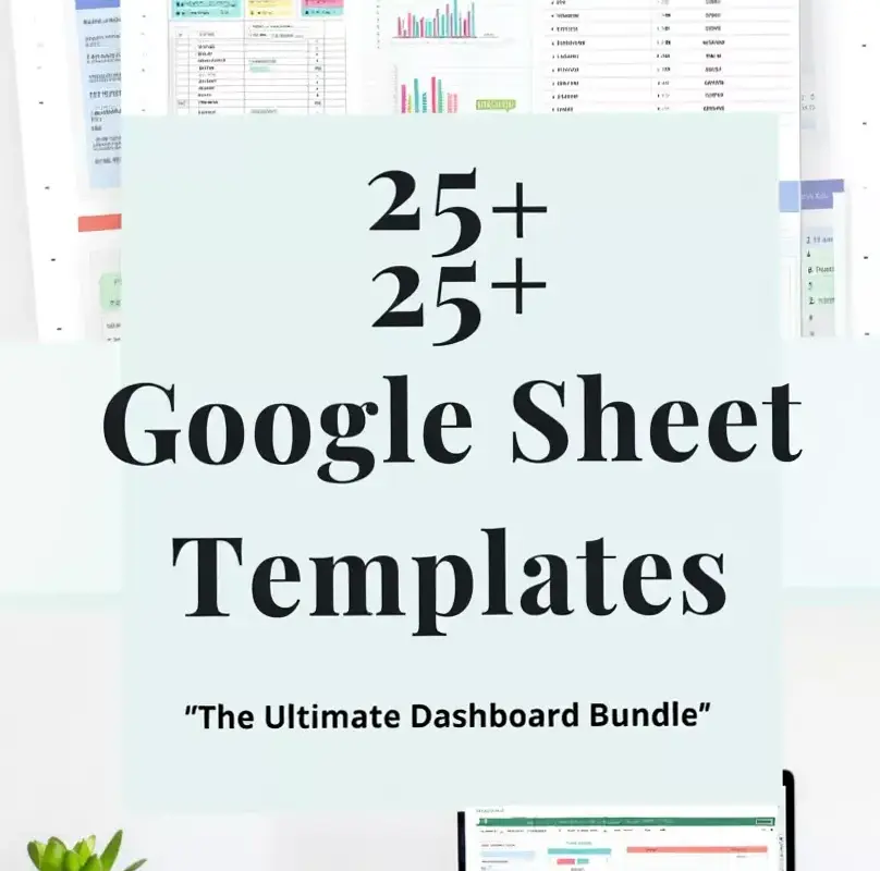 ✨ 🕯️ Streamline Your Business with Google Sheet Templates | secret to staying productive
