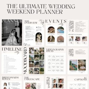 Streamline Your Wedding Day with This Editable Digital Binder — 📅 📝 dream life manifestation