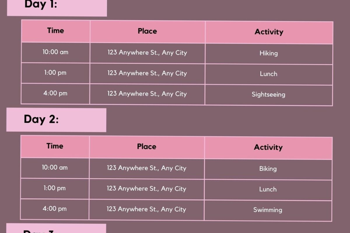 Stress-Free Travel Itinerary Templates | Customizable & Printable — 🖇️ 🖇️ no-stress tracker