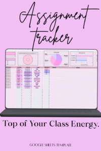 📌 📊 Study Planner & Assignment Tracker | Aesthetic Pastel Template | seamless organization hack