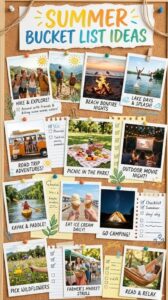 📌 📊 Summer Bucket List Ideas for the Best Season Ever | stay inspired all year long