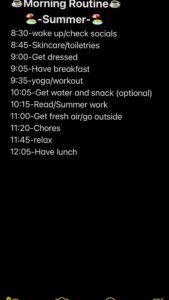 Summer Morning Routine for Creative Souls — 💌 🌸 dream life manifestation