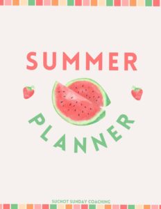 Summer Planner, Travel Checklist & Garden Journal Printable — 🍰 🌸 ultimate printable checklist