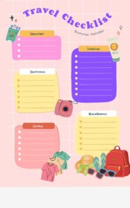 📌 📅 Summer Travel Planner Checklist: Organize Your Dream Vacation with Stylish Stationery | essential planning guide