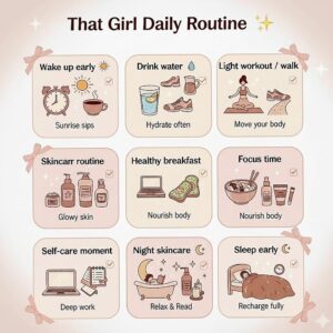 That Girl Daily Routine ✨ Soft Productive Glowy Days — 🕯️ 🌿 secret to staying productive