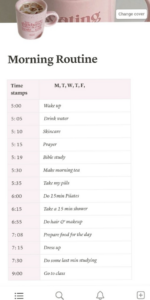 💎 🎨 That Girl Habit Tracker | Digital Planner Asset | seamless organization hack