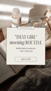 🌸 🍰 “That Girl” Morning Routine | Digital Design & Planner Essentials | stay inspired all year long