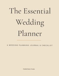 ✨ ☁️ The Essential Wedding Planner — Printable Journal & Checklist (A4 + US Letter) | ultimate printable checklist
