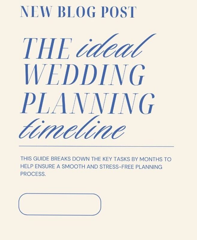 🌸 🍰 The Ideal Wedding Planning Timeline | Luxury Planner | Hand & Heart | romanticize your routine