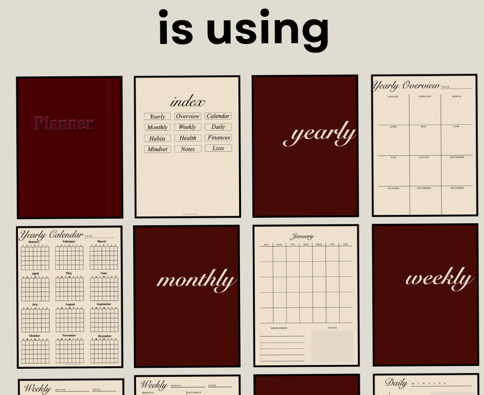 📝 📝 The Planner Every Organized Girl Uses | dream life manifestation