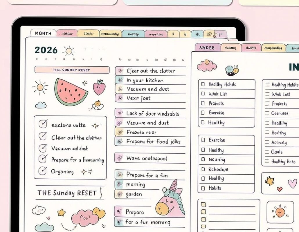 The Ultimate ThatGirl Digital Planner for GoodNotes — 🕯️ ☁️ only tool for life admin