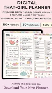 The Ultimate ThatGirl Digital Planner for GoodNotes — 🕯️ ☁️ only tool for life admin
