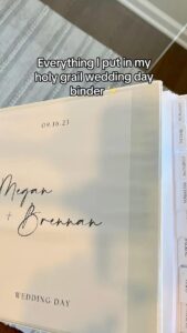 📁 📁 The Ultimate Wedding Binder for Type-A Brides | romanticize your routine