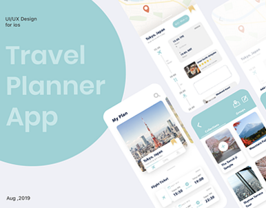 Travel Planner App UI UX Design by Chia Hua Liu — 🥂 🍰 dream life manifestation
