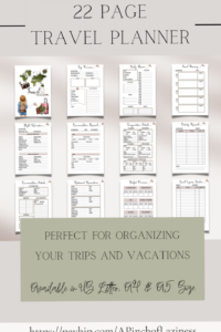 🍰 🍰 Travel Planner Template & Itinerary | Payhip | no-stress tracker
