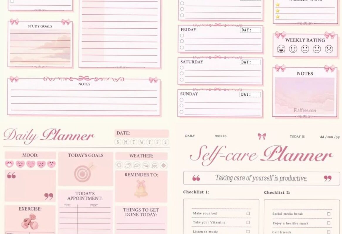 💌 💍 Ultimate Everything Planner | Study, Self-Care, Daily & Weekly in One | stay inspired all year long