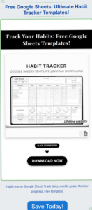 🌸 💍 Ultimate Free Habit Tracker Templates for Google Sheets! | seamless organization hack