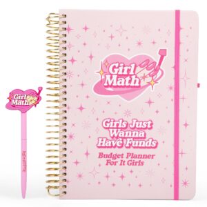 🤍 ☁️ ultimate printable checklist: Girl Math Budget Planner & Monthly Bill Tracker Notebook