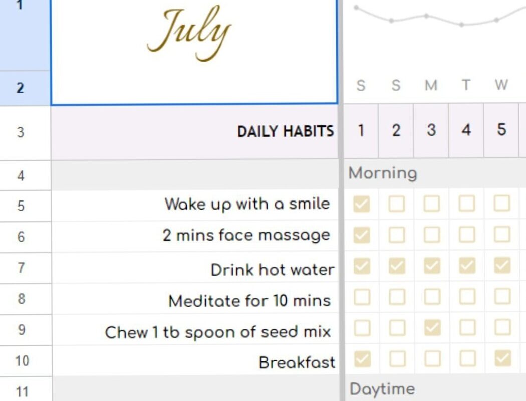 📊 📝 ultimate printable checklist: Google Sheets Habit Tracker: Simple Productivity App