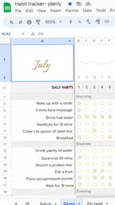 📊 📝 ultimate printable checklist: Google Sheets Habit Tracker: Simple Productivity App