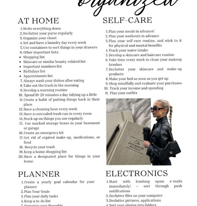 🌿 🤍 ultimate printable checklist: Stay Organized | Step by Step Guide for Digital Design & Planners