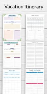 🖌️ 🌈 Ultimate Summer Vacation Planner Template for Seamless Travel Planning | secret to staying productive